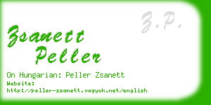 zsanett peller business card